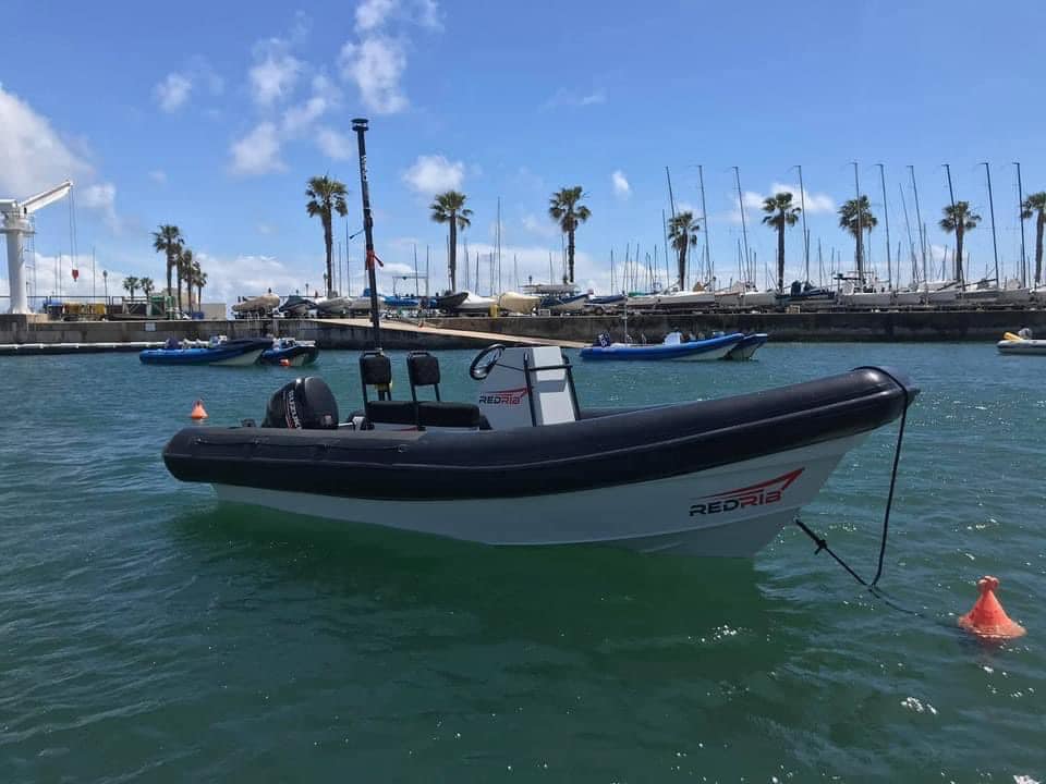 R6 Red Rib Coach Boat