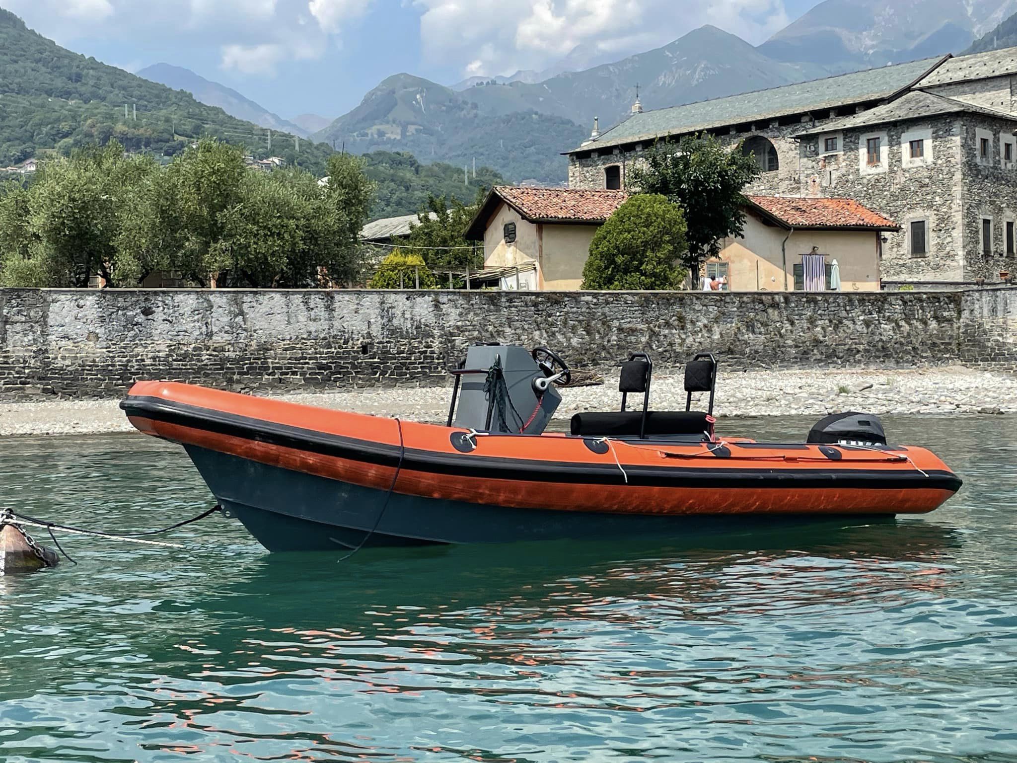 R6 Red Rib Coach Boat