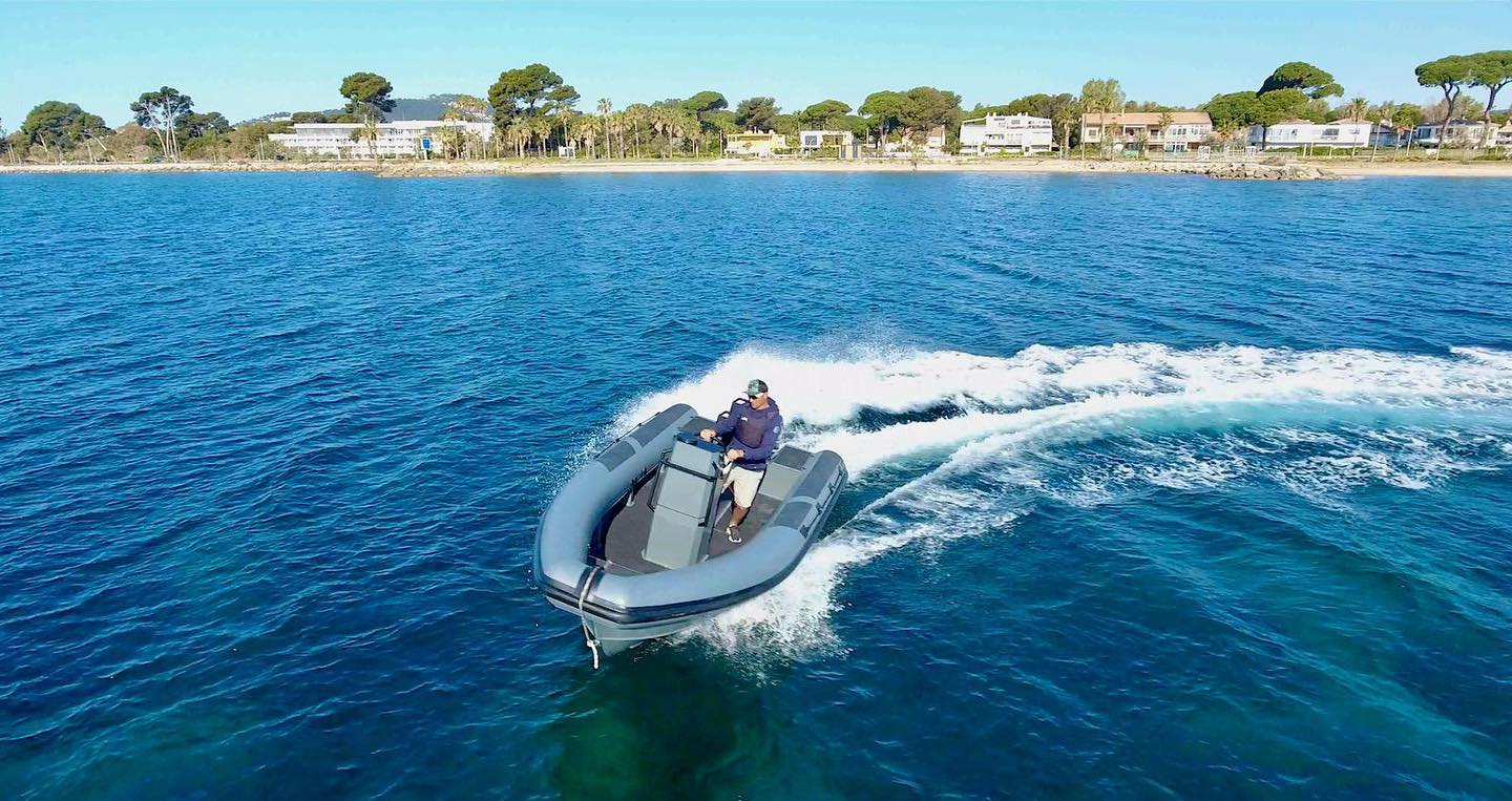 R6 Red Rib Coach Boat