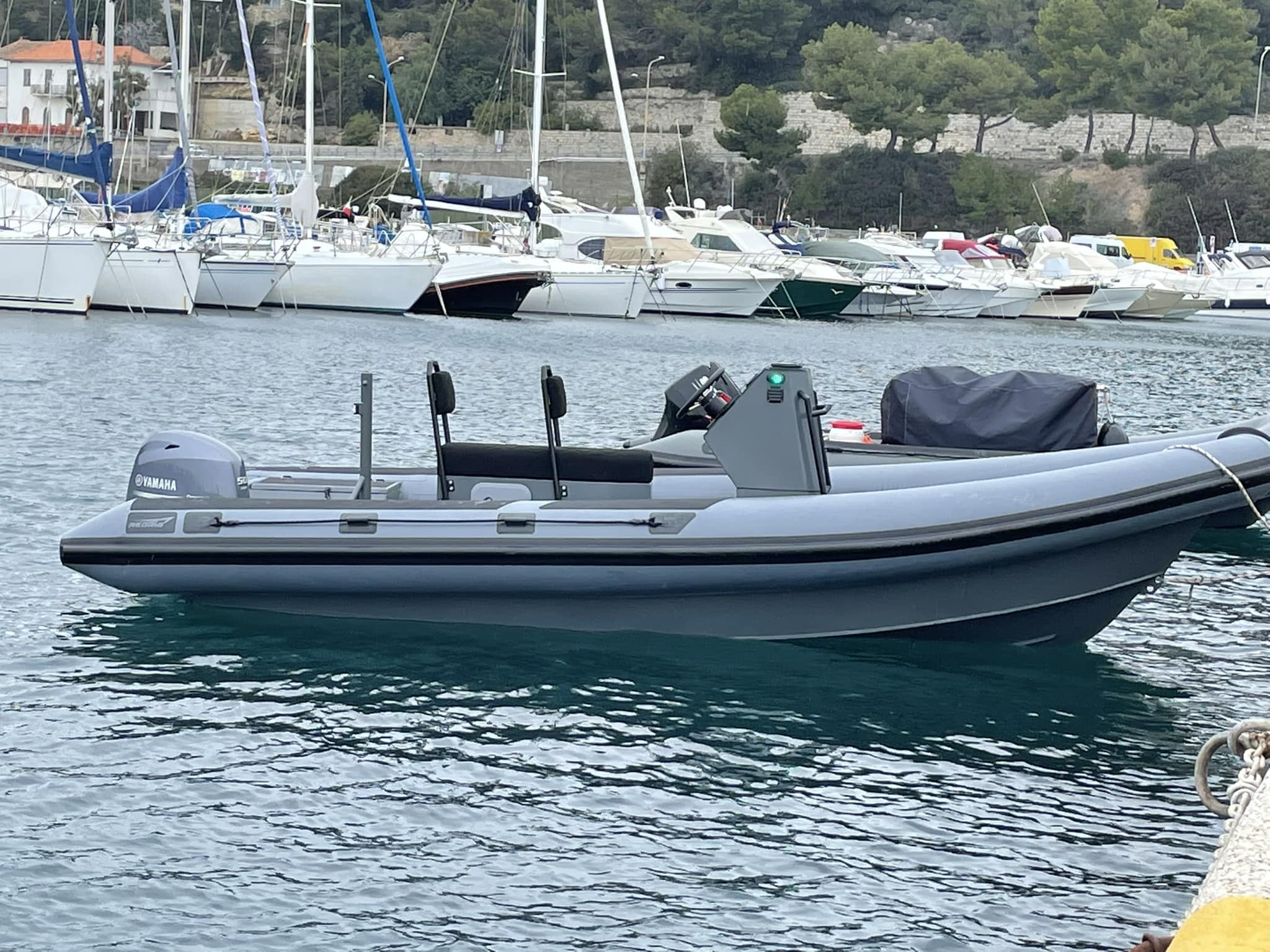 R6 Red Rib Coach Boat