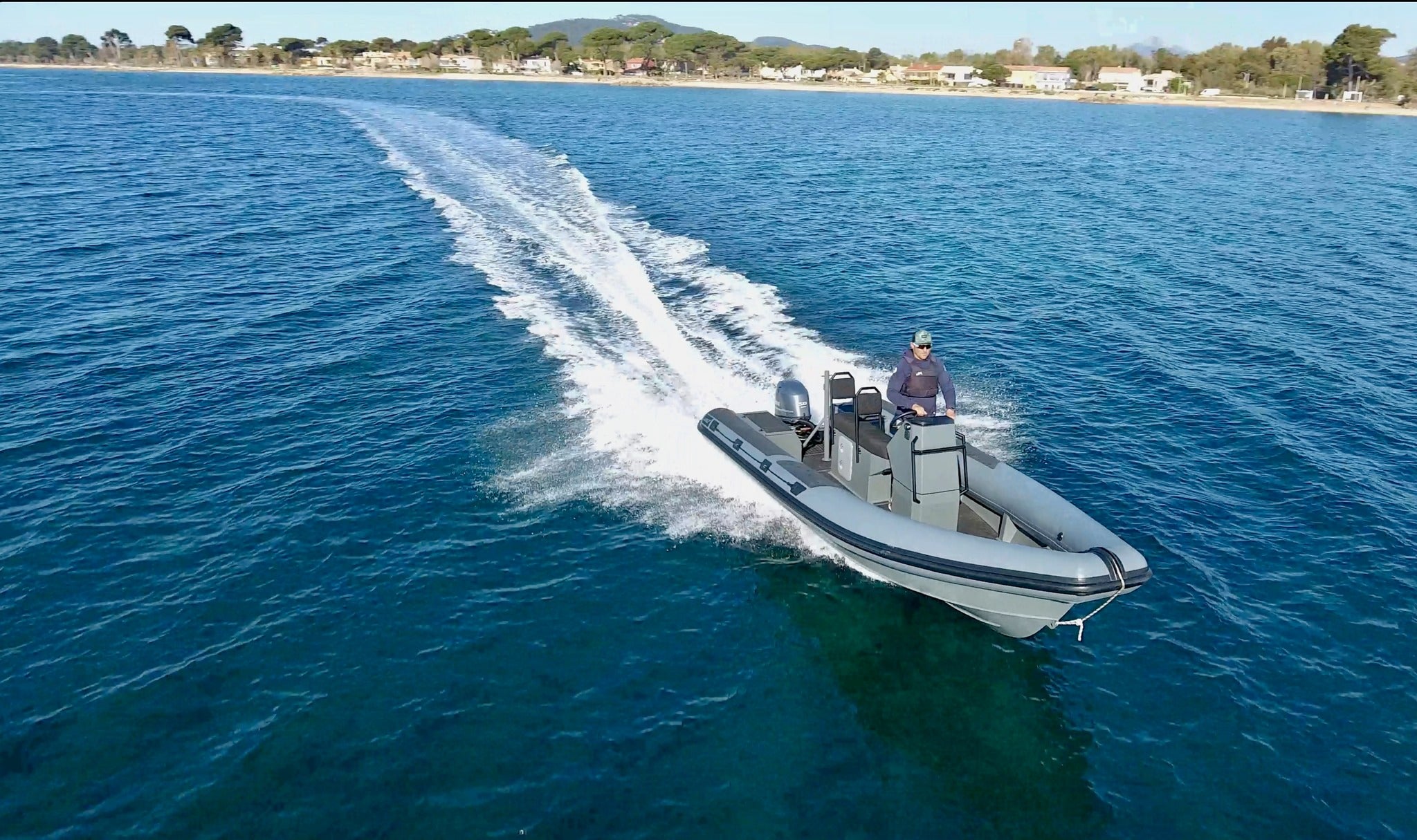 R6 Red Rib Coach Boat