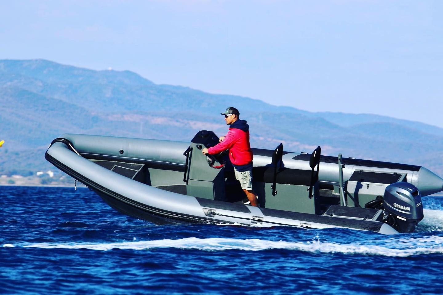R6 Red Rib Coach Boat