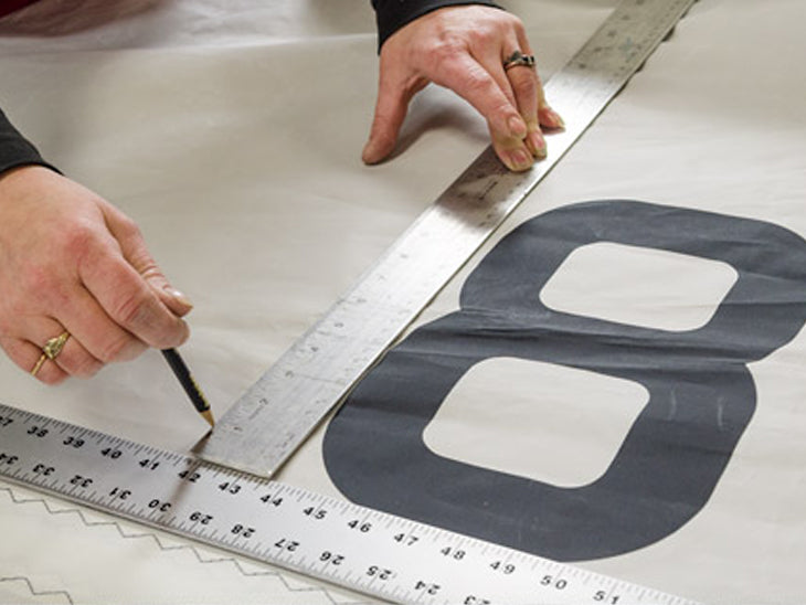 Sail Number Installation