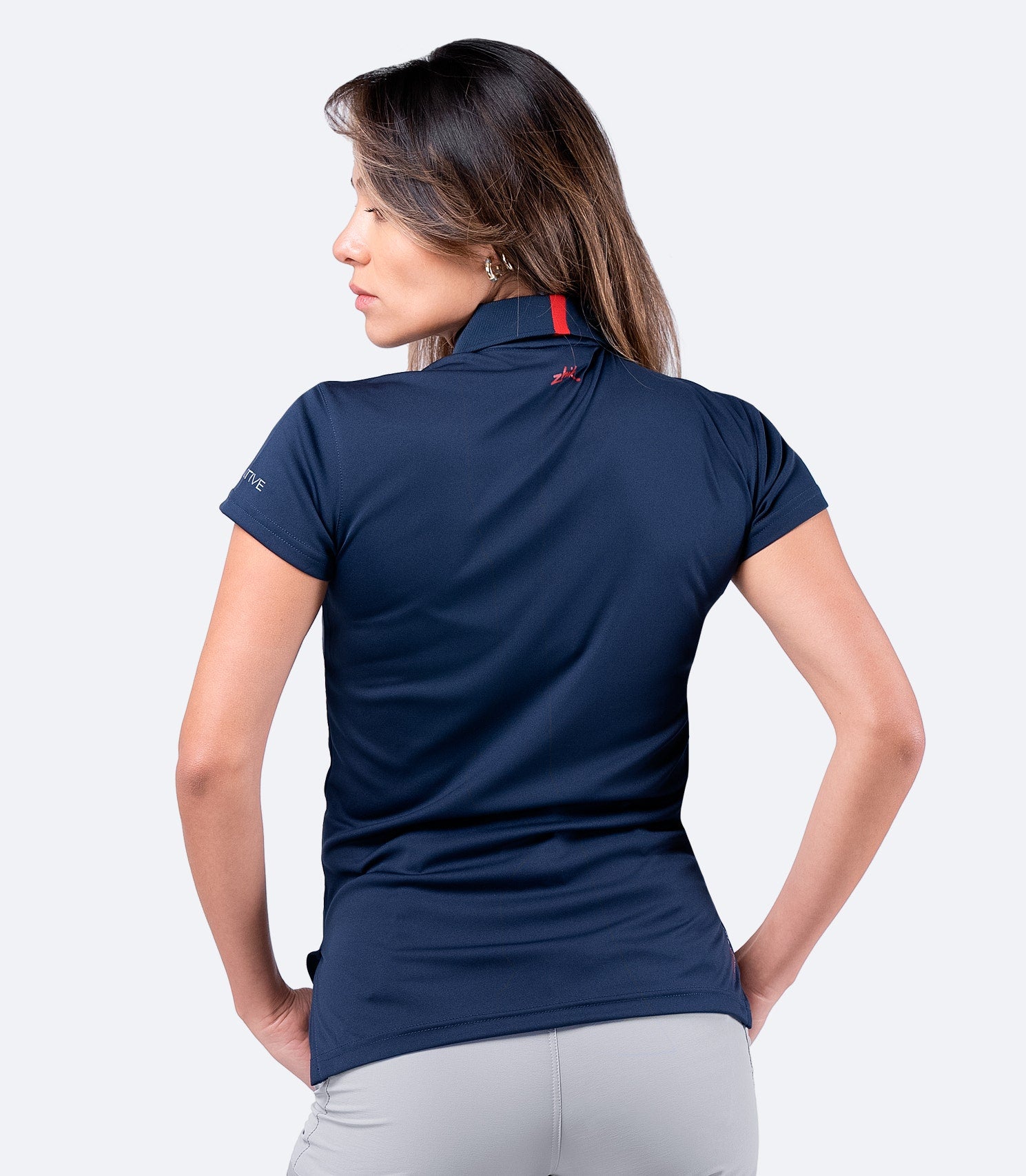 Womens UVActive UPF50+ Zip Sports Polo