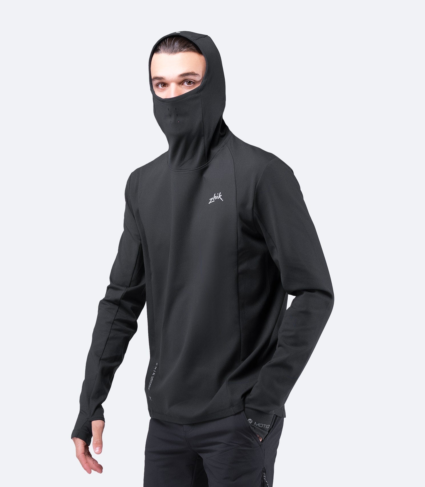 Mens ZhikMotion UPF50+ Long Sleeve Hooded Top