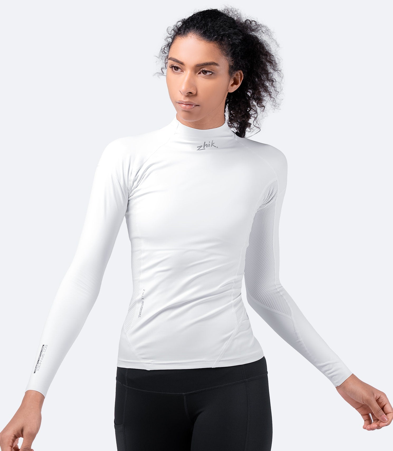 Womens Eco Spandex UPF50+ Long Sleeve Rash Guard