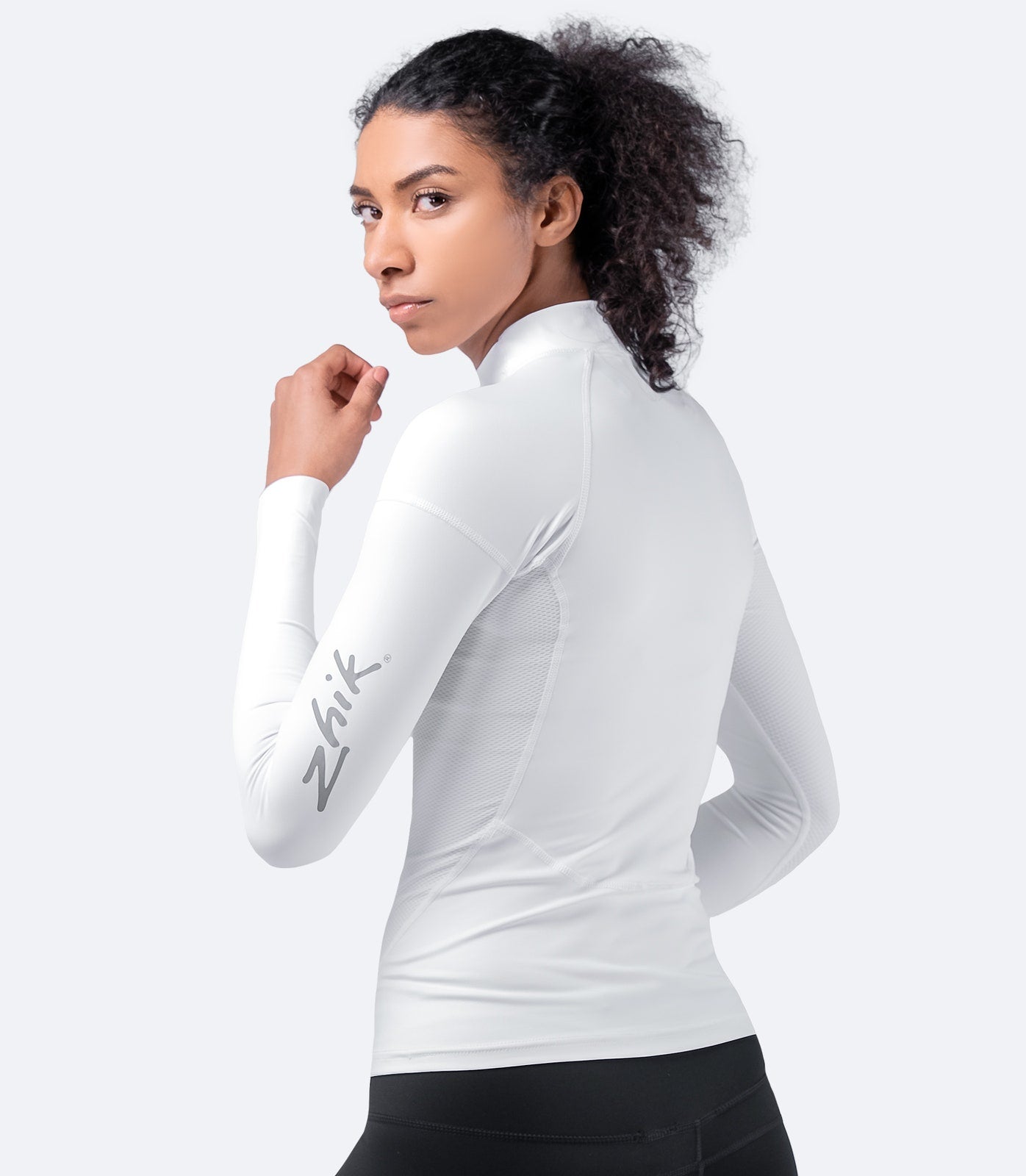 Womens Eco Spandex UPF50+ Long Sleeve Rash Guard