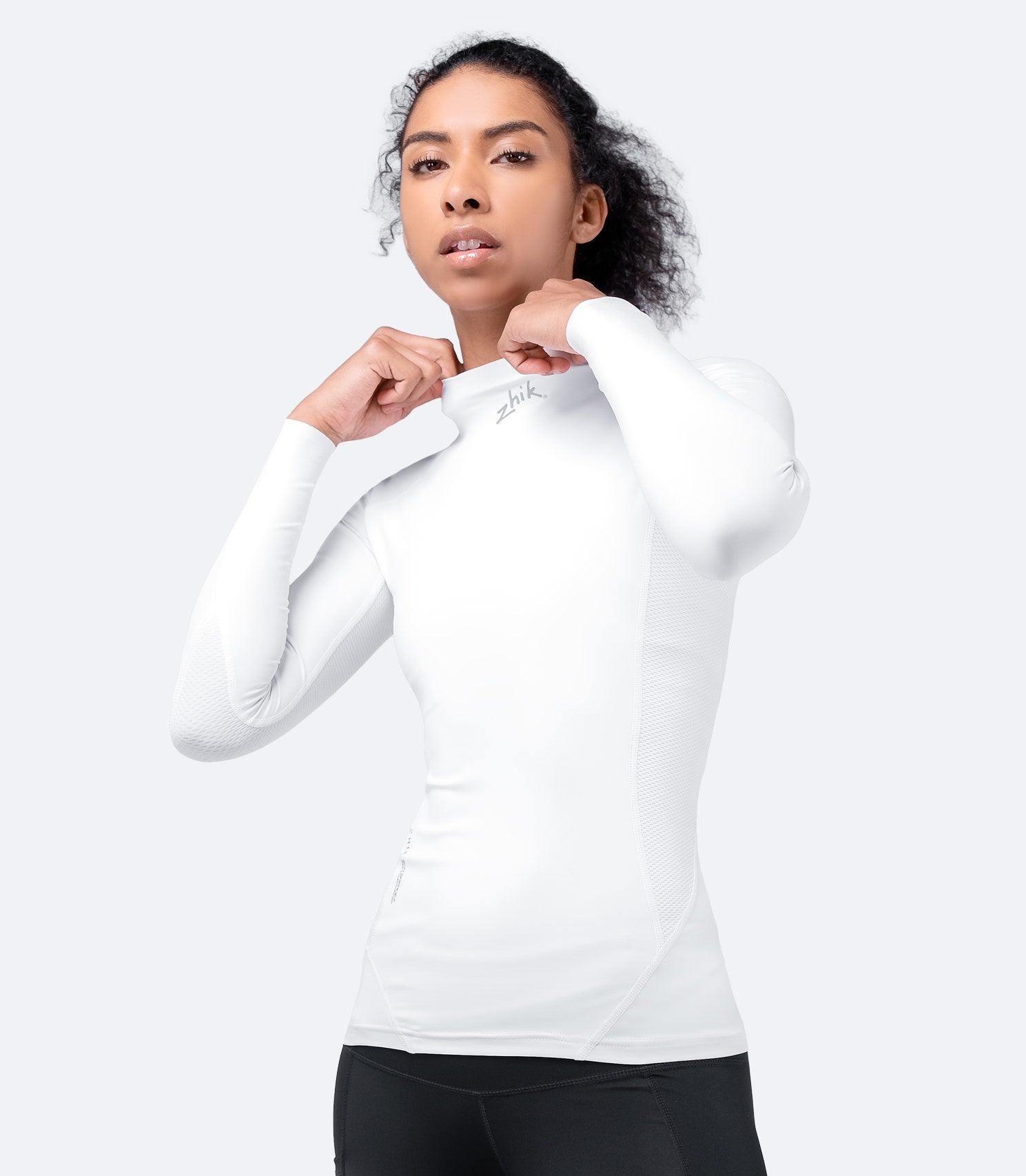 Womens Eco Spandex UPF50+ Long Sleeve Rash Guard
