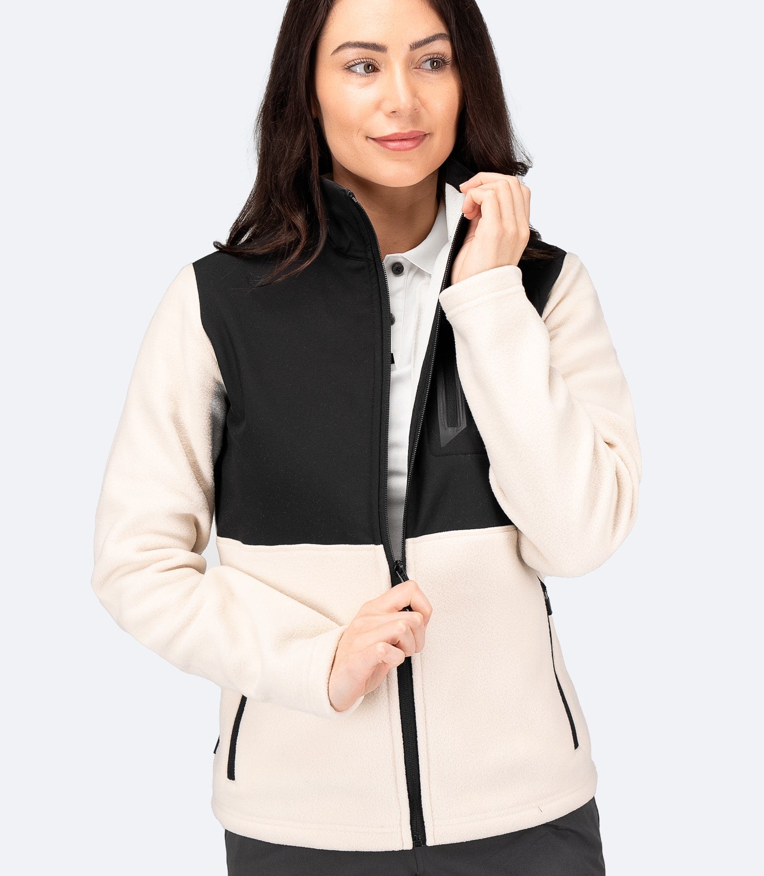 Womens Hybrid Fleece Jacket