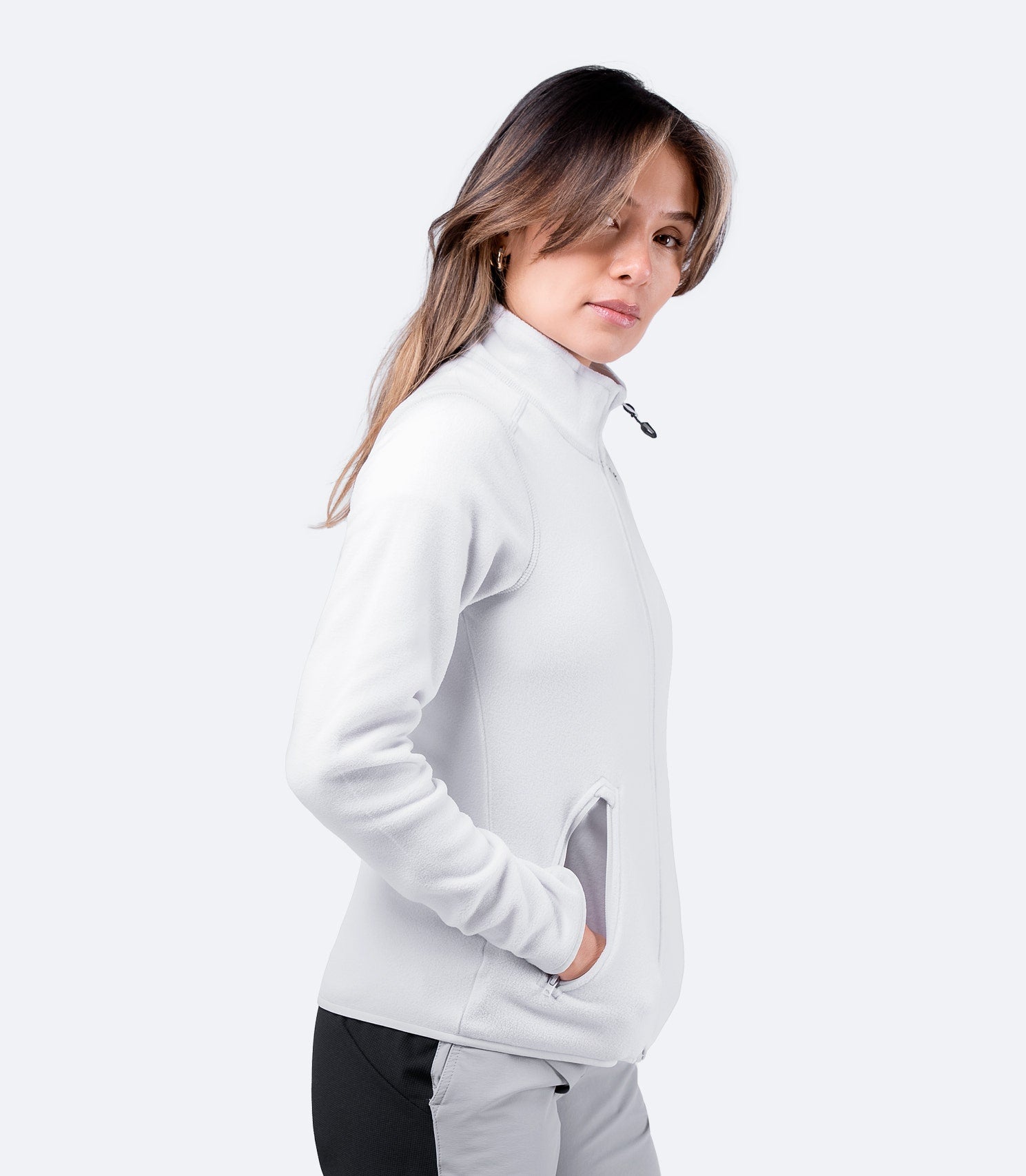 Womens Polartec Zip Fleece Jacket