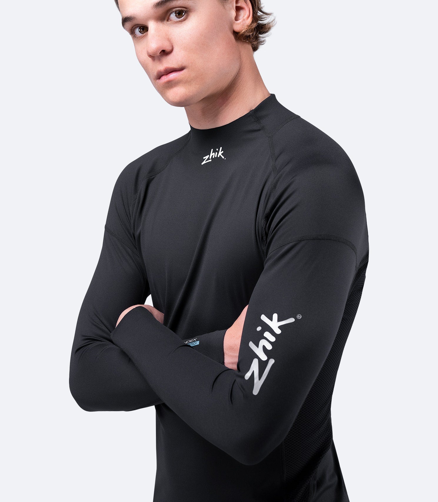 Mens Eco Spandex UPF50+ Long Sleeve Rash Guard