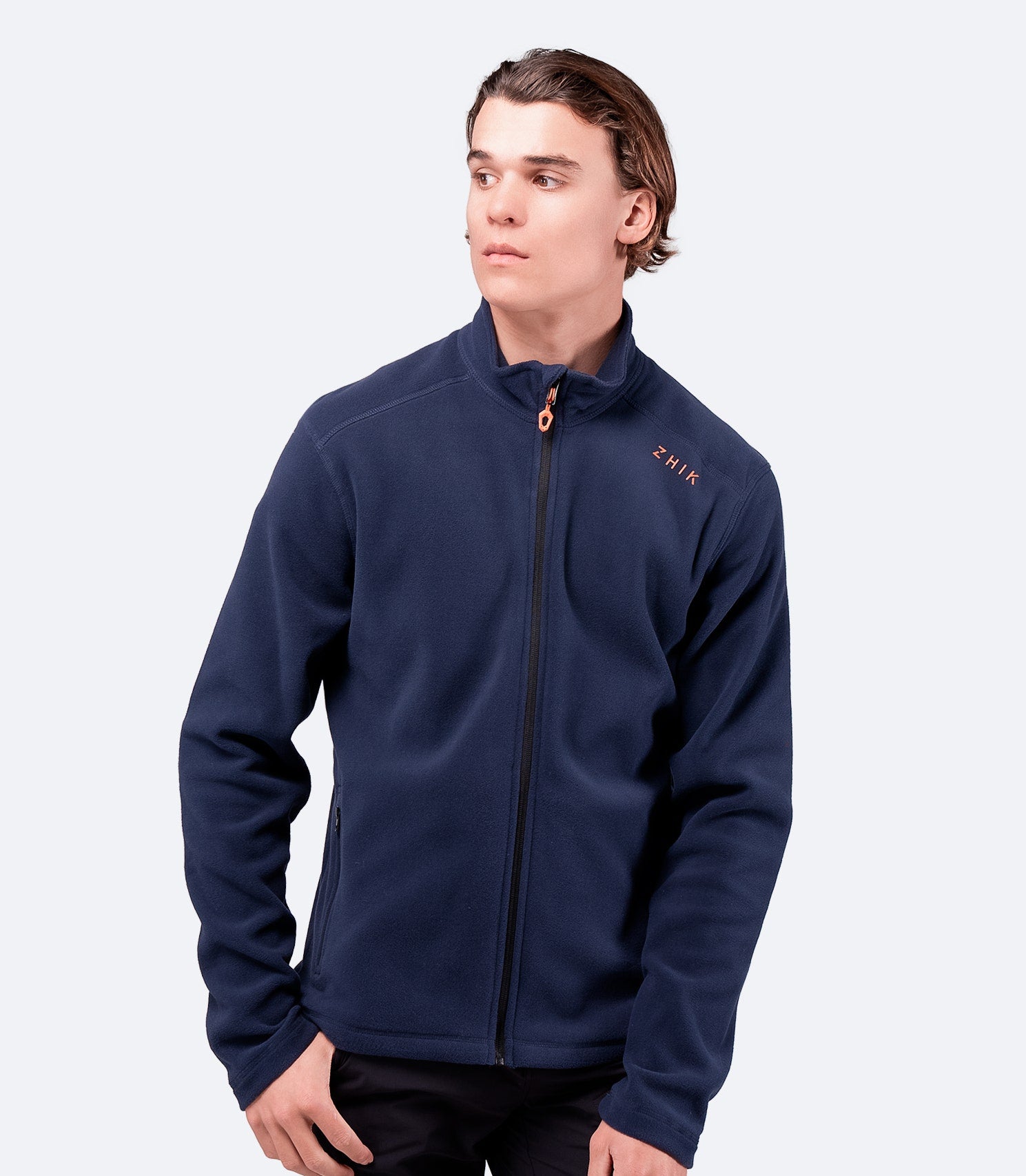 Mens Polartec Zip Fleece Jacket