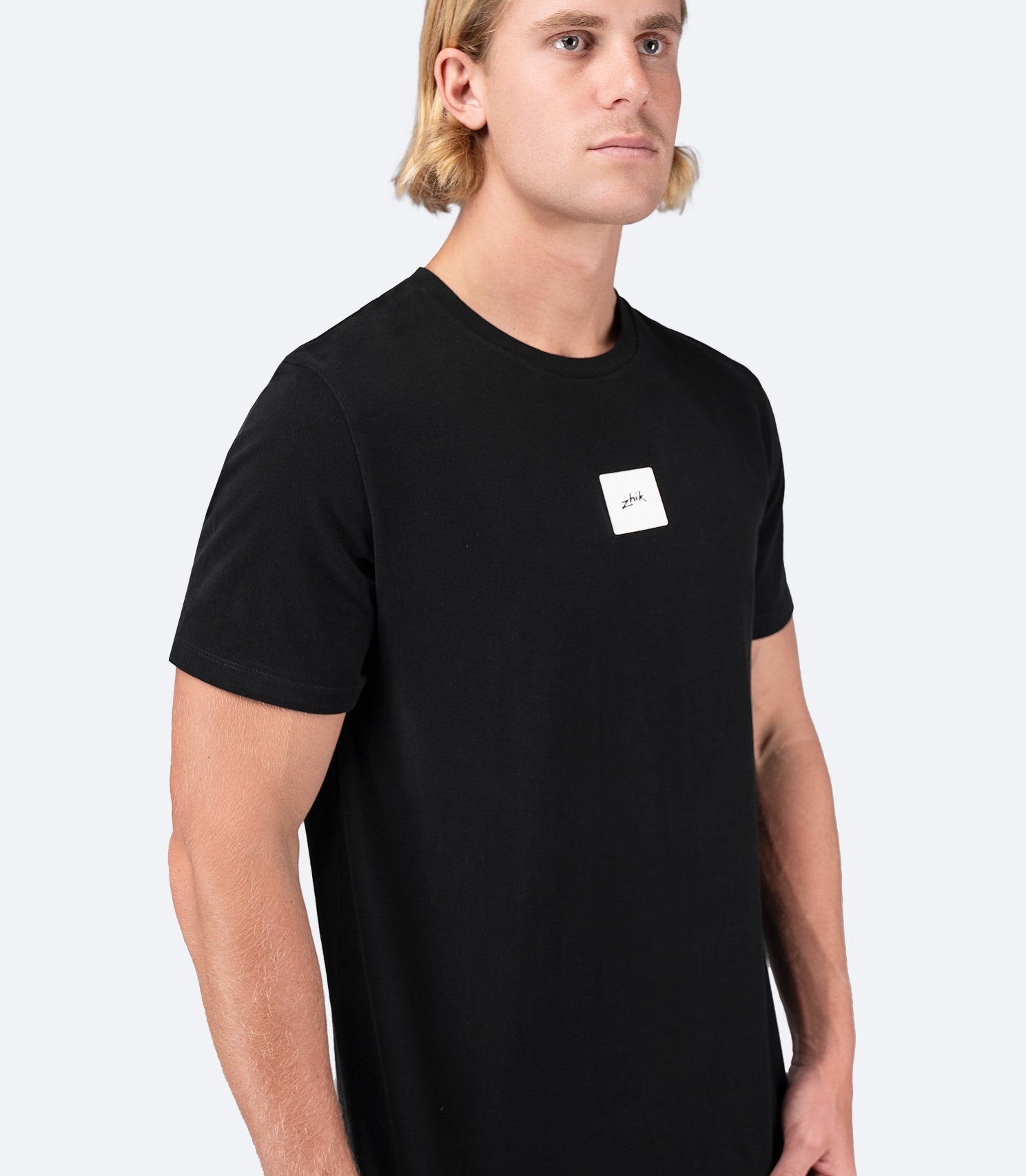 Mens Zhik Block Logo Cotton T-Shirt